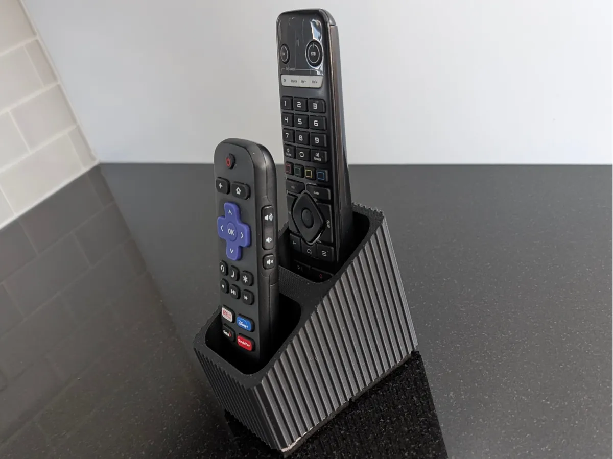 Remote Control Printable Remote control holder - Free 3D Print Model - MakerWorld