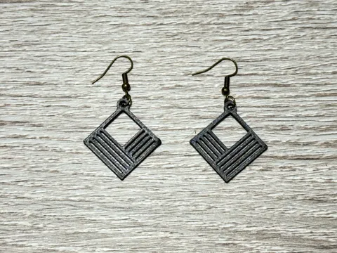 Square earring