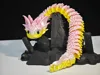 Beautiful Serpent 44cm Divided Plate, markings indicate whether simulated eyes are needed 0.2mm layer, 2 walls, 15% infill