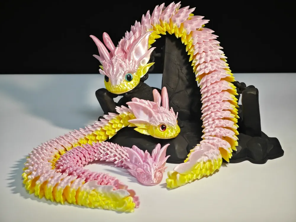 Year of the Snake - Beautiful Snake~ Articulated Hinged Snake, Print-in ...