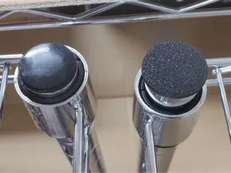 One Inch Metal Shelf Caps