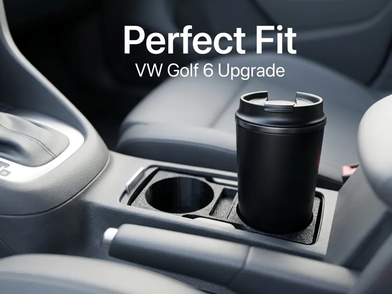 VW Golf Custom Cup Holder–Perfect Fit|Easy Print