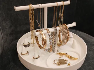 Sleek Ergonomic Portable 5 In 1 Jewelry Tray