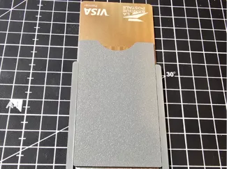 Étui de carte bancaire anti-RFID 