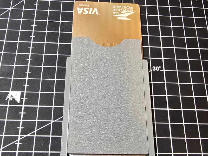 Étui de carte bancaire anti-RFID