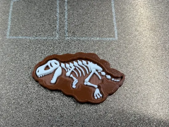 T-rex fossil