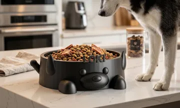 Modelo para impresión 3D: Dog Bowl Personalized name — vista de referencia 3