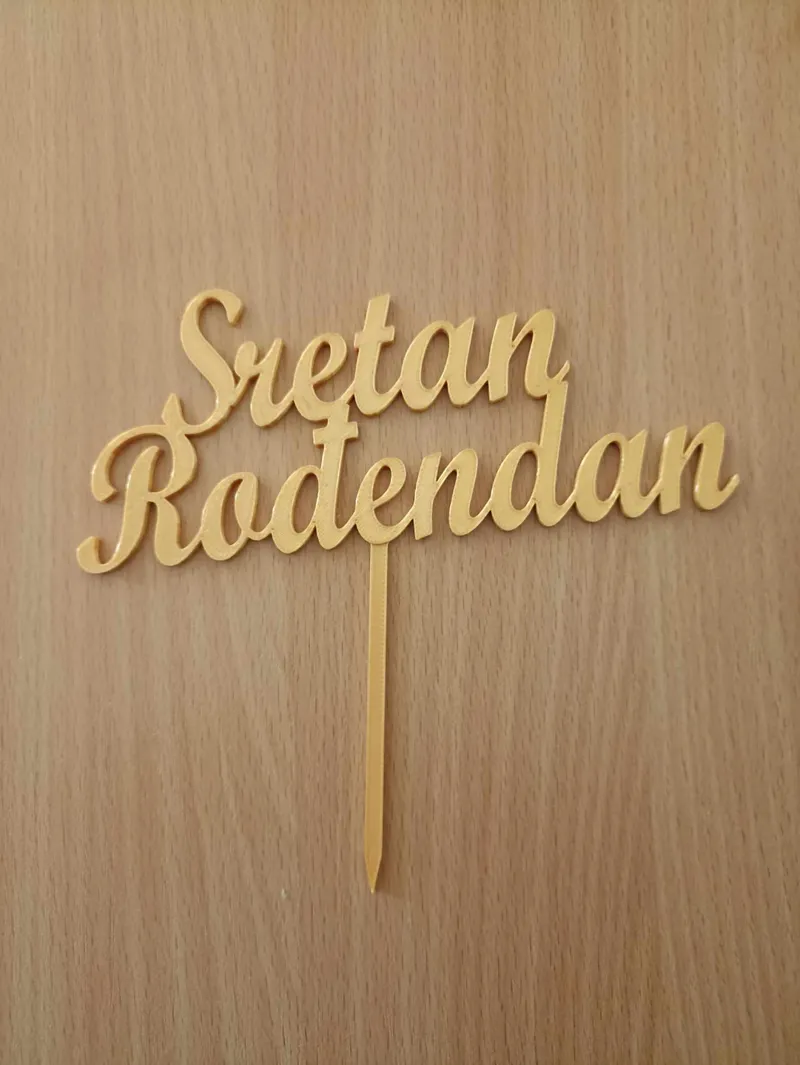 Sretan rođendan topper