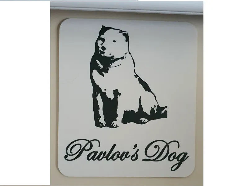 Pavlov's Dog wall plaque