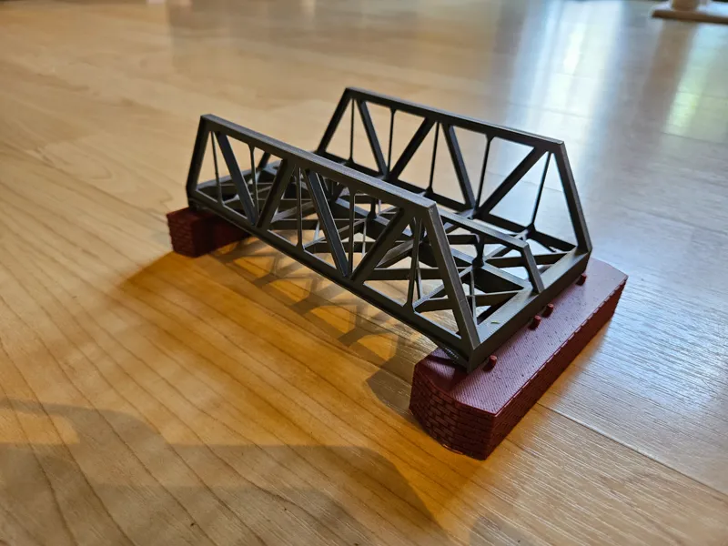 Brücke Modellbahn TT/N 166mm, endlos möglich