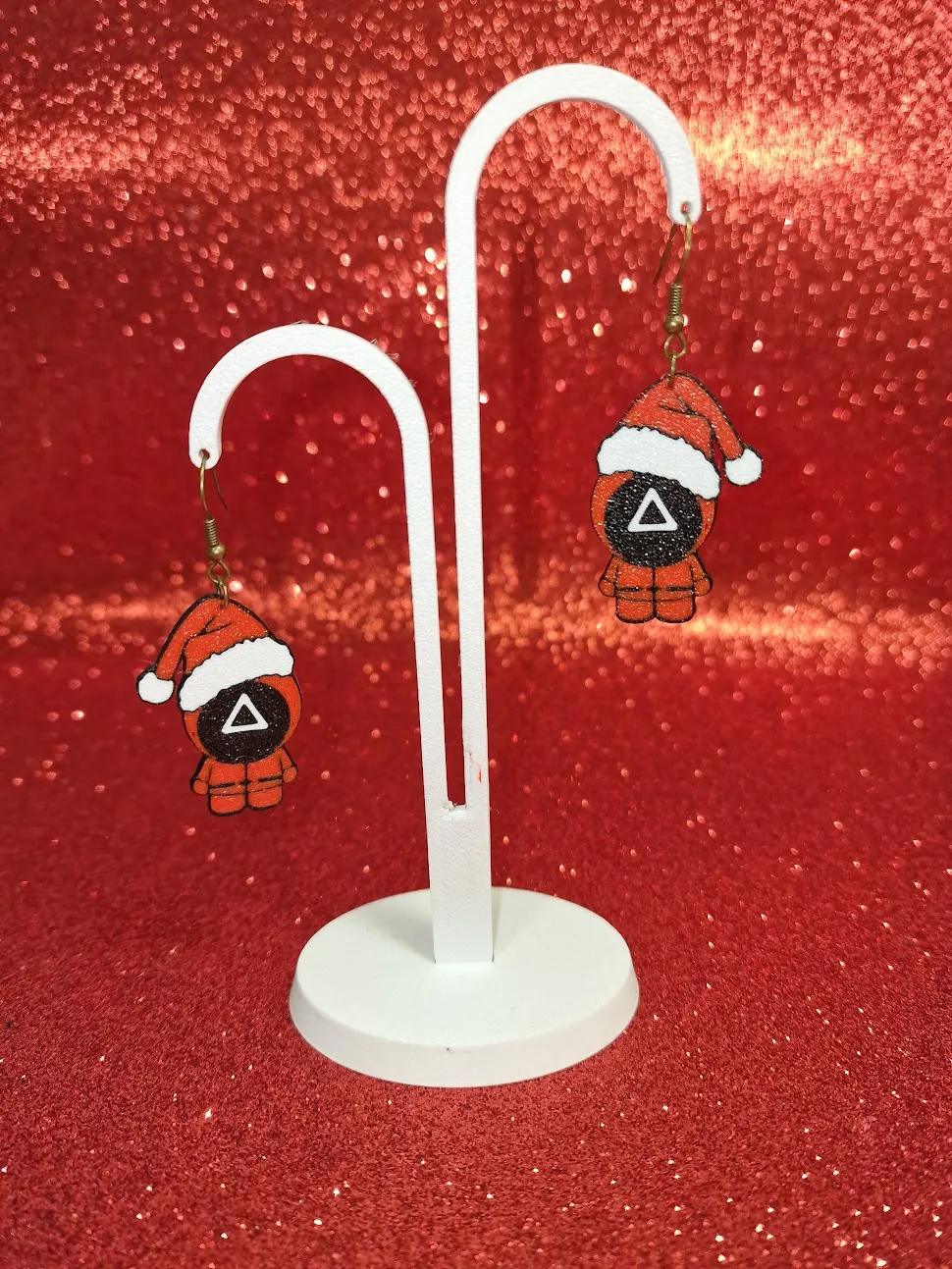 Christmas squid game earrings by LC3D MakerWorld