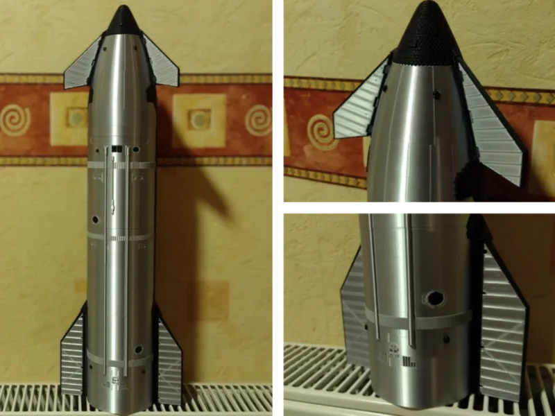 Starship Block 2 1:100 ohne kleben mit Kacheln