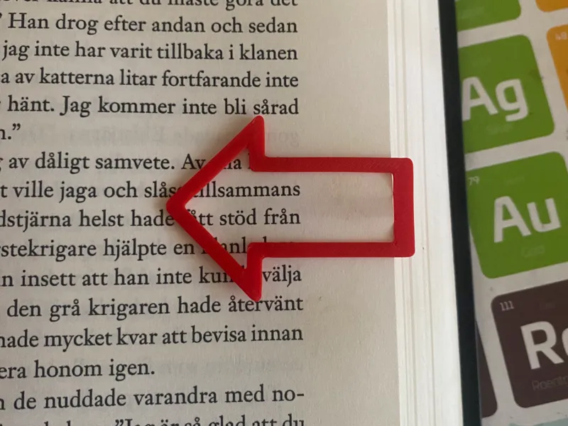 Book mark and line marker