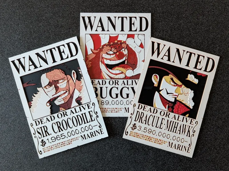 Cross guild - One Piece Wanted Posters