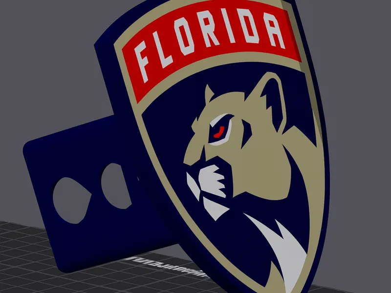 Florida Panthers Logo Hitch Cover
