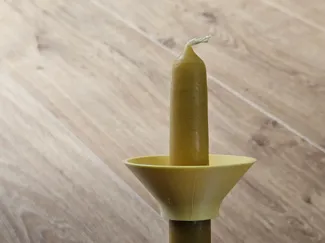 Candle wax catcher