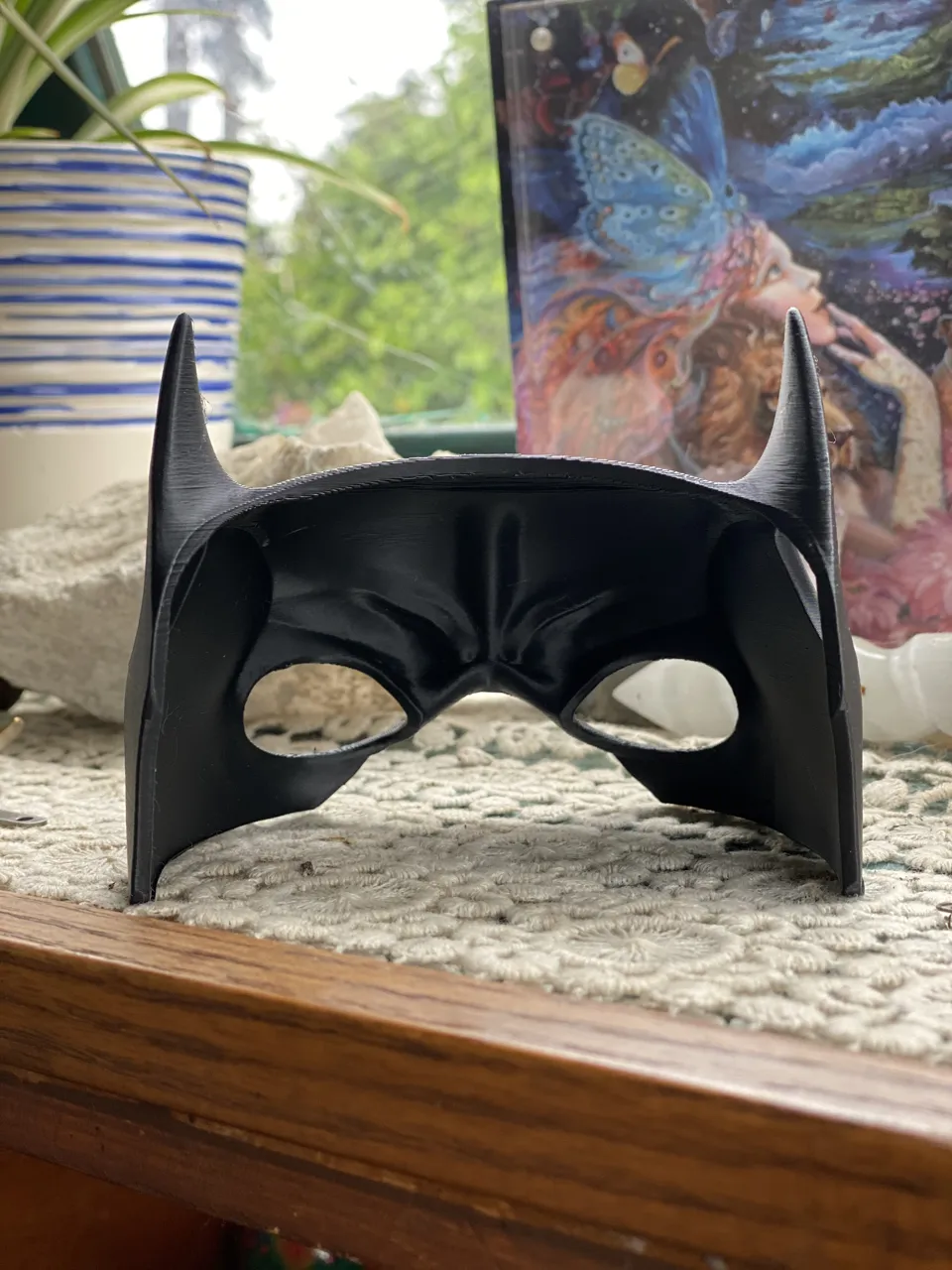 Batman Dog Mask for Short-Nosed Breeds view 4