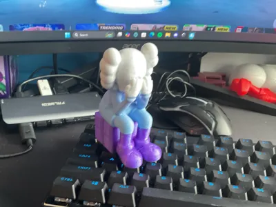Kaws sitting