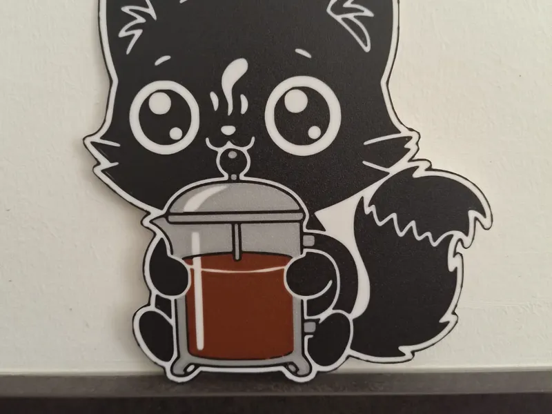 Cute Coffeebrew Cat