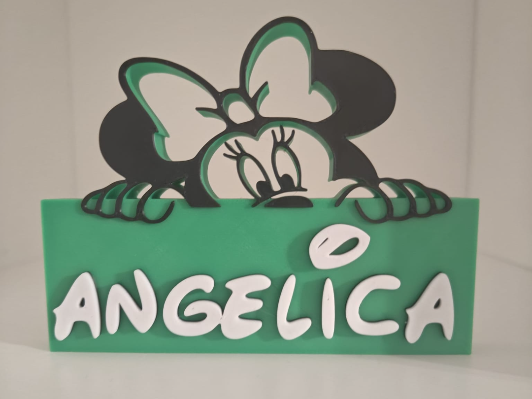 Angelica nome disney per scrivania con minnei