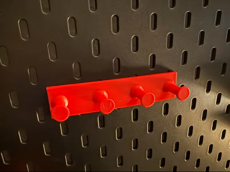 IKEA Skadis key hooks