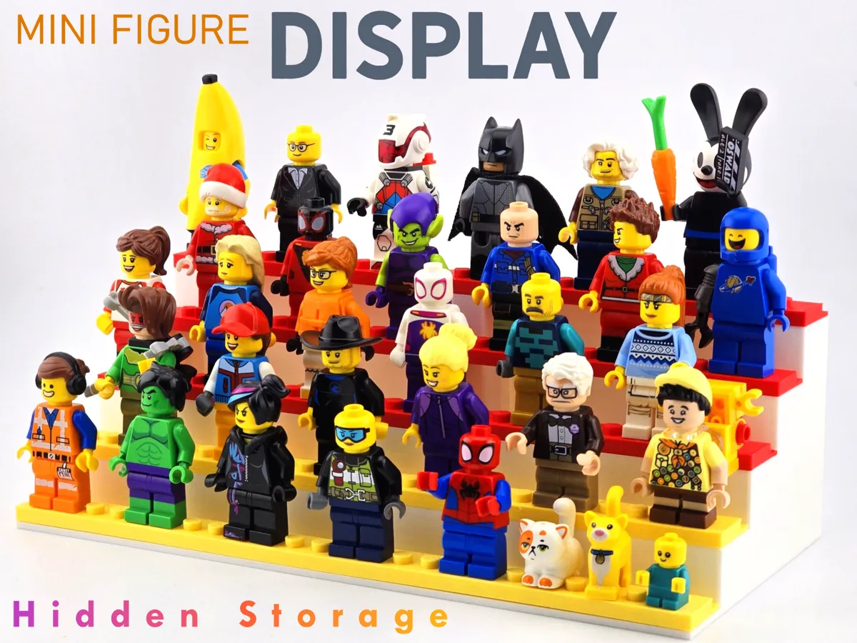 Mini Figure Display and Storage - Free 3D Print Model - MakerWorld