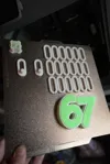 0.2mm layer, 2 walls, 7%,8%,10% infill