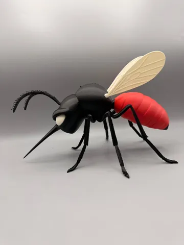 Modelo para impresión 3D: Grumpy Mosquito — vista de referencia 4