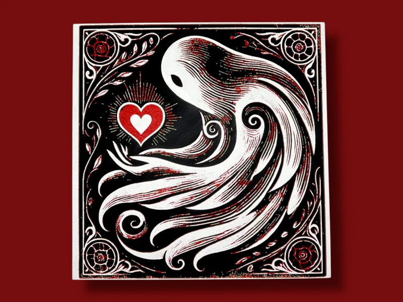 Ghost #1 Valentine's Day Hueforge