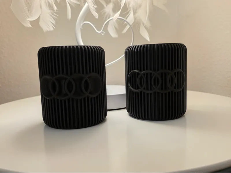 Cup with Audi logo