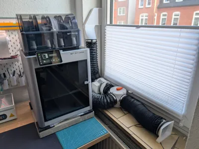 3d printer and soldering fume extractor system 