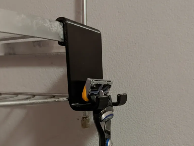 Razor Holder For Shower Shelf