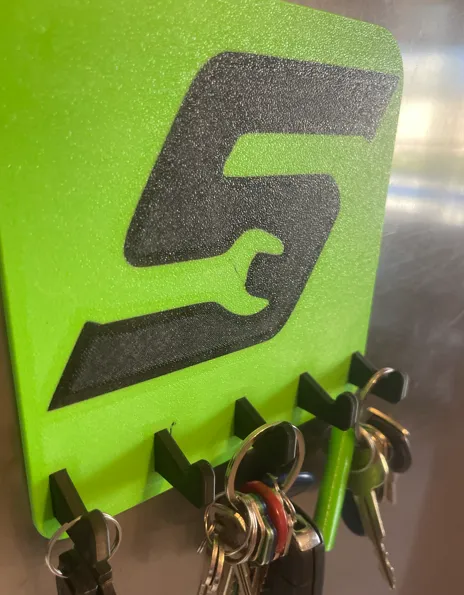3d Printable Key Rack MAGNETIC KEY RACK (SNAP ON ) - Free 3D Print Model - MakerWorld