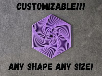 Customizable Fidget Hexagon
