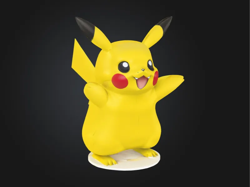Pikachu 3D Print – Shockingly Cute Desk Companion!