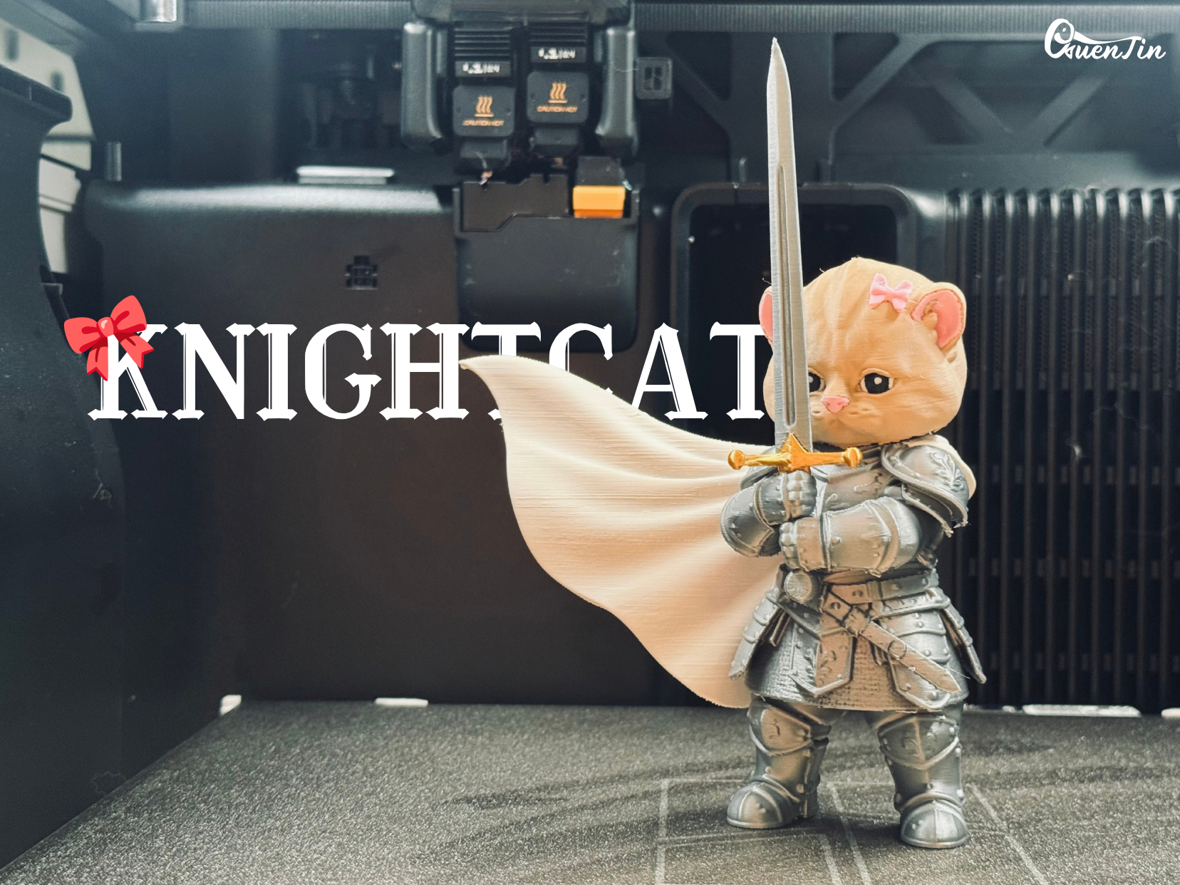 「趣玩」小猫骑士 KNIGHTCAT 摆件 - 1