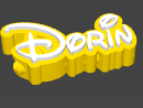 Dorin disney font pencil topper
