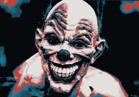 HueForge Clown Halloween
