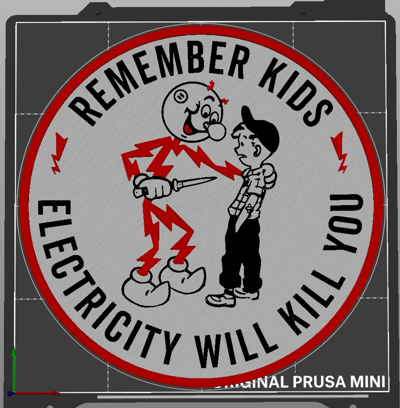 Electricity Will Kill You Sign