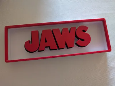 JAWS logo block sign