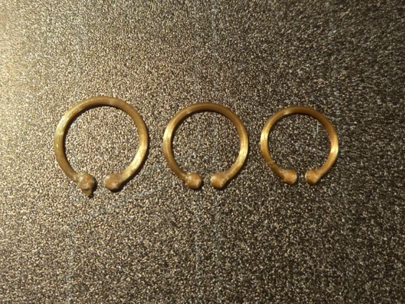 Fake Costume 20mm Hoop Earrings
