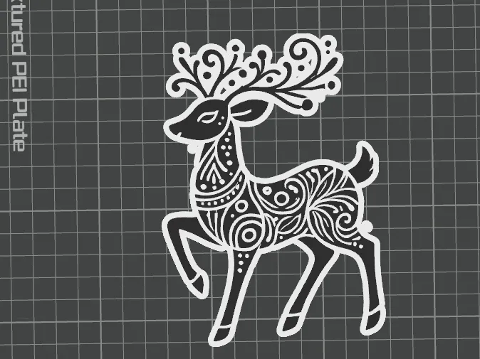 Reindeer Christmas Tree Bauble