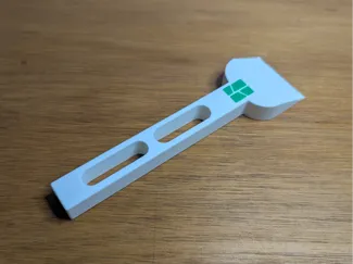 Bed scraper with Bambu lab logo
