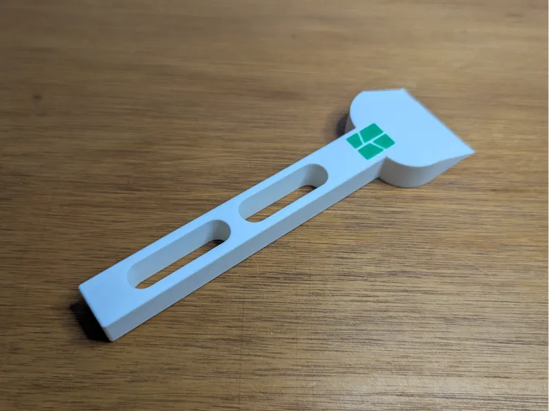Bed scraper with Bambu lab logo