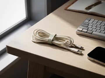 Letrero o emblema decorativo: Cable Clip - 3 different Pattern Designs — vista de referencia 4