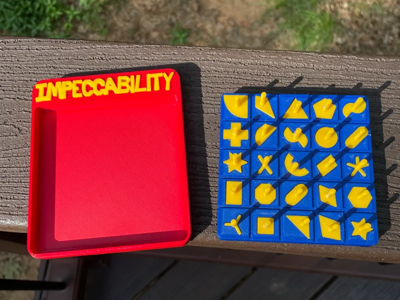 Impeccability - Classic Shape Matching Toy!