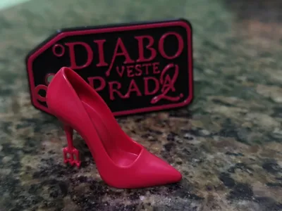 Stiletto Shoe Keychain The Devil Wears Prada 
