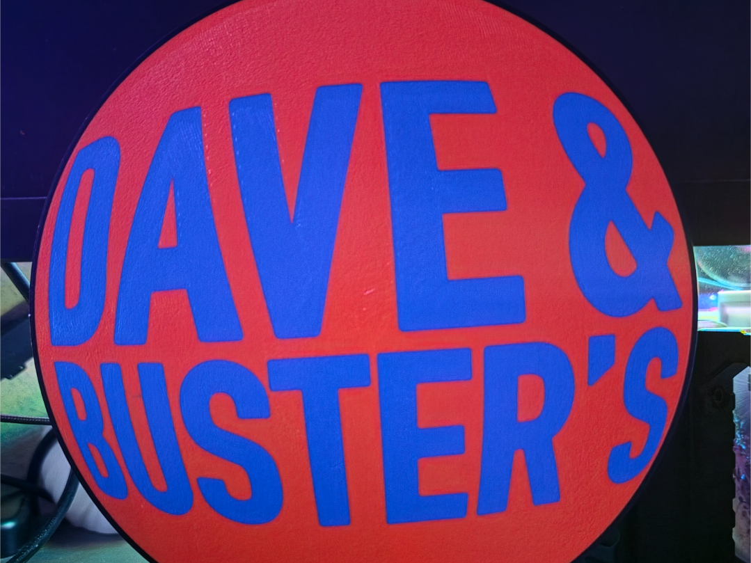 Dave & Busters Light Box