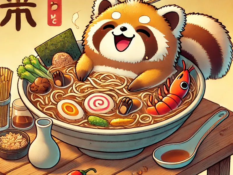 Lithophane - Tanuki Ramen