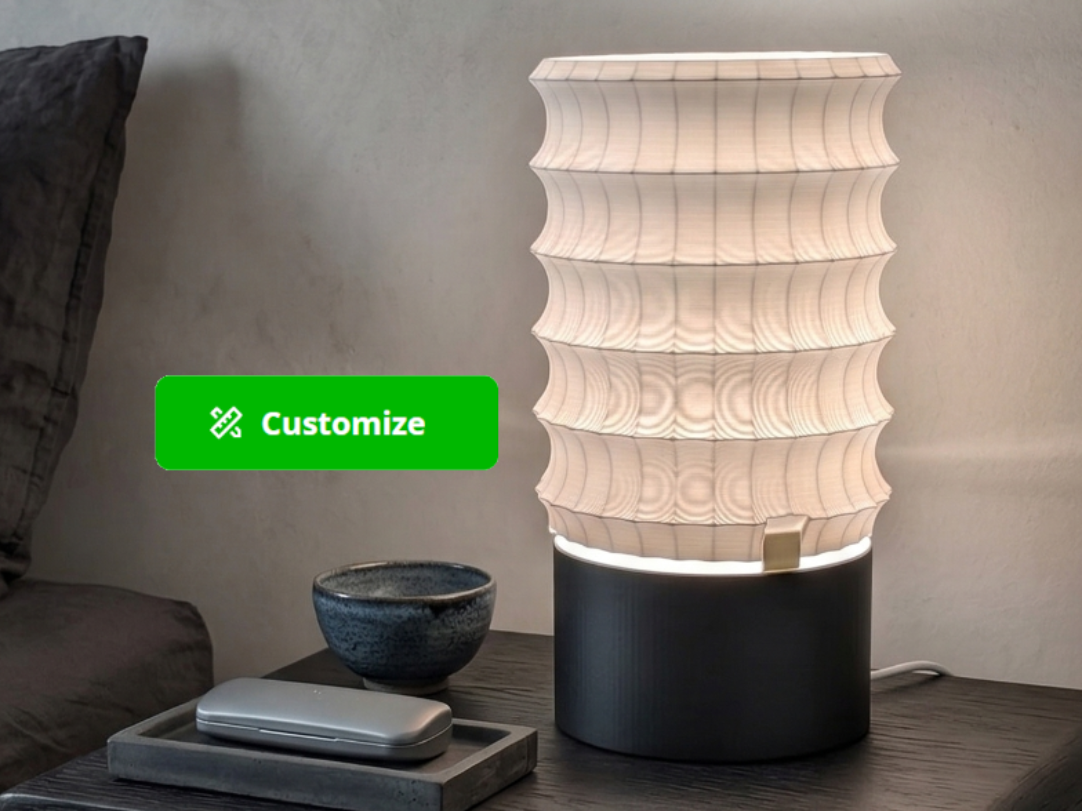 Japanese Lantern Inspired Led Lamp
